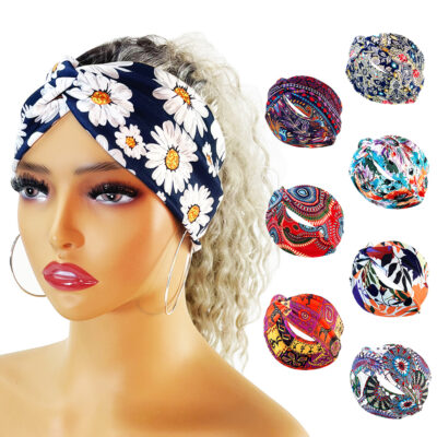 Fashion Knot Head Bands Sports Headband Large Hair Band