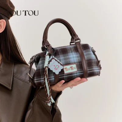 TOUTOU Boston Bag Women 2025 Autumn Winter Large Commuter Pillow Purse Original Designer Handheld Crossbody Bag Christmas Gift