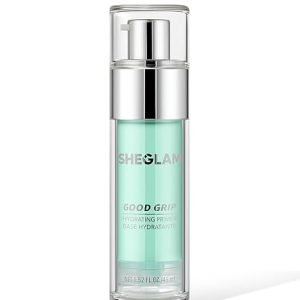 SHEGLAM Good Grip Hydrating Primer Oil Control Moisturizing Primer Gel Smooth Fine Lines Oil And Silicone-Free Face Primer-Green